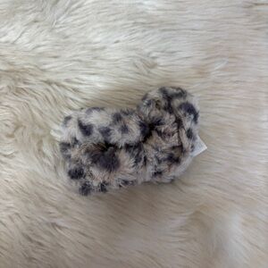 Target Furry Animal Print Fuzzy Scrunchie